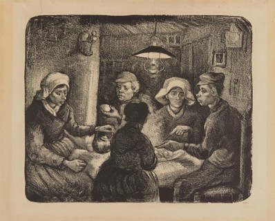 Les mangeurs de pommes de terre (1885), The Potato Eaters, painting by Vincent Willem van Gogh