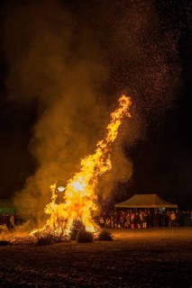 Dunning fire at a rally of farmers and farmers because of the federal government's plans to cut