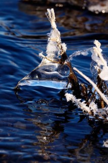 Ice formation, Winter, Germany