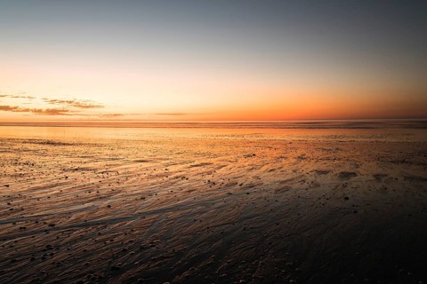 Australia, Western Australia, Broome, sand, sandy beach, beach, seashore, seaside resort, sunset