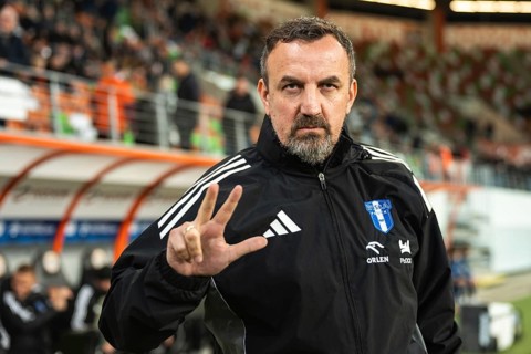 LUBIN, POLAND - MARCH 2, 2026: Football match between KGHM Zaglebie Lubin vs - Wisla Plock. Head