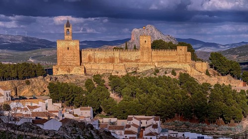 Europe, Spain, Andalucia, Malaga, Antequera, Alcazaba of Antequera, Malaga, Spain