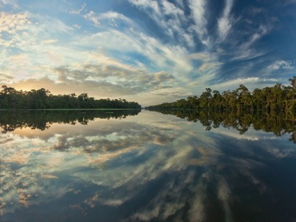 I worked hard for this shot. I wanted a wide view of the the open lagoons in Costa Rica's amazing