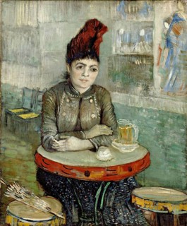 Agostina Segatori at the Café du Tambourin (1887) is an oil painting by Vincent van Gogh depicting