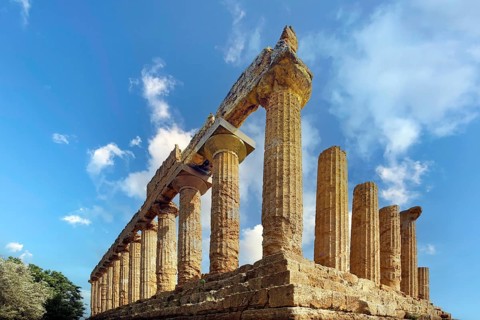 Doric Temple, Temple of Juno, also Temple of Hera Lacinia, 460 and 450 BC, originally had a