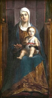 Madonna and Child, painting by David Teniers (baptised 15 December 1610 in Antwerp, died 25 April