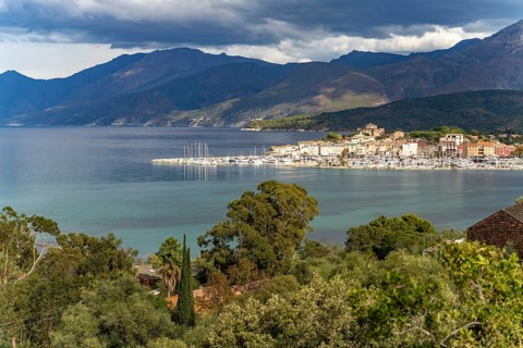Saint-Florent and the countryside of Cap Corse, Corsica, France