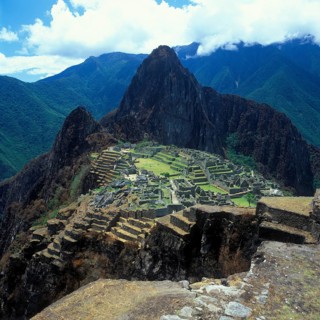 Machu Picchu, Andean Highlands, Peru, South America, September 1997, vintage, retro, old, historic