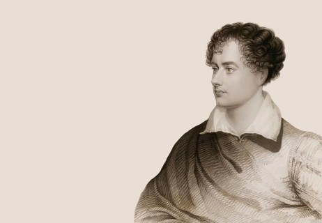 George Gordon Noel Byron, 6th Baron Byron of Rochdale, 1788, 1824, British poet, digital edited