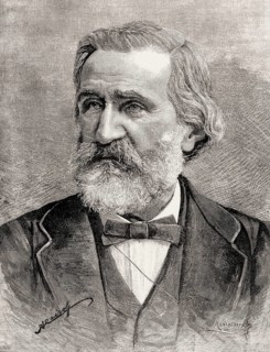 Giuseppe Verdi, 1813 – 1901, Italian opera composer, digitally edited