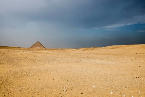 Red Pyramid, Dahshur, UNESCO World Heritage Site, Memphis, Cairo, Egypt
