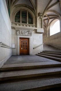 Vaults and stairs, Amtshaus IV, municipal administration building, Zurich, Switzerland