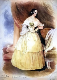 Theresia Countess Auersperg, née von Scheibler (1814-1879), woman of Count Franz Xaver Auersperg,