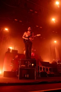 Singer Simon Neil from Biffy Clyro live on Futique Tour 2026 in Berlin's Max-Schmeling-Halle on 16