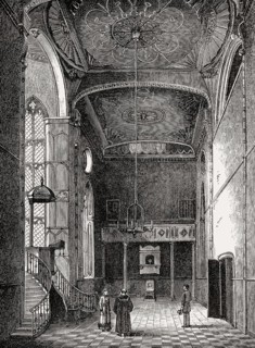 The chapel of George Heriot's Hospital, Edinburgh, Scotland, 19th century