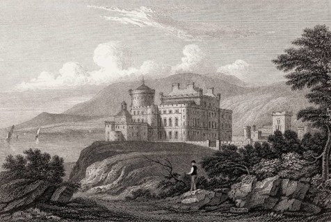 Culzean Castle near Maybole, Ayrshire, 19th century, from Modern Athens by Th. H. Shepherd