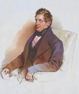 Johann Friedrich Kohaut (1792-1853), merchant in Vienna, Historical, digitally restored