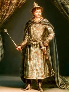 Portrait of Peter the Great, Peter I or Pyotr Alexeyevich Romanov, 1672-1725, Emperor of the