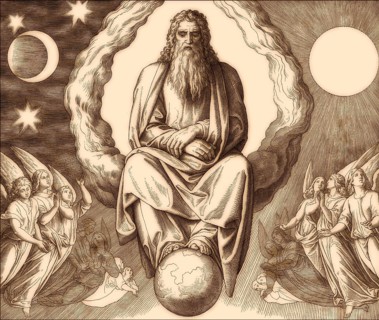Seventh day, God rests, by Julius Schnorr von Carolsfeld, 1860