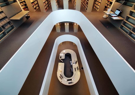 Philologische Bibliothek der Freien Universität Berlin, auch Berlin Brain genannt weil das Gebäude