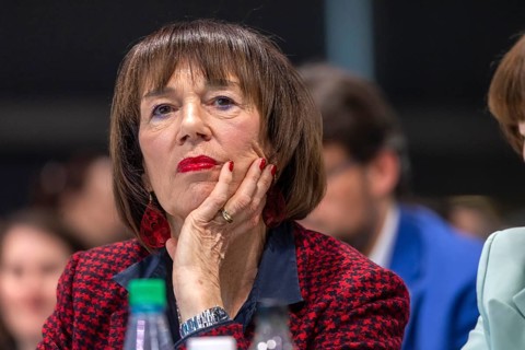38th Federal Party Congress of the CDU of Germany in Stuttgart. Charlotte Merz. Stuttgart,