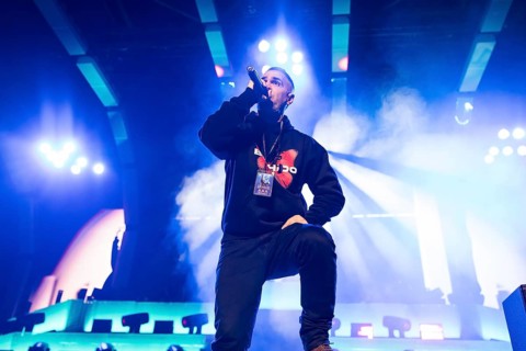 Bushido (real name: Anis Mohamed Youssef Ferchichi) live on Alles wird gut - Tour 2026 at the Uber