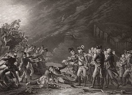 The sudden attack by the Garrison of Gibraltar, death of the Spanish officer Don Jose de Barboza,