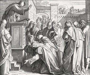 Ezra Reads the Book of the Law, Old Testament, by Julius Schnorr von Carolsfeld