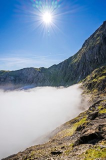 Snowdon Massif, Snowdon Range, Snowdonia, North Wales, UK