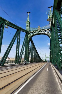 Bridge Gate, Liberty Bridge, Danube, Budapest, Hungary