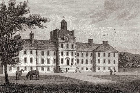 Original George Watson's Hospital, Edinburgh, Scotland, 19th century, Views in Edinburgh by J. & H.