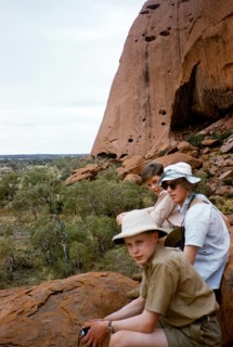 Expedition of the Melbourne Grammar School, Northern Territory, Australia, 1956 Boys at Ayers Rock,