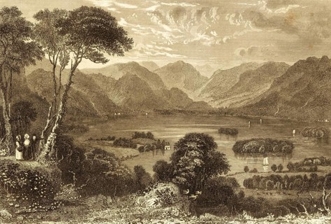 Derwent Water, Derwent Lake in Keswick, Lake District National Park, UNESCO World Heritage,