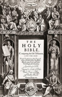 Frontispiece to the King James' Bible, 1611, James VI and I, James Charles Stuart, 1566 – 1625,