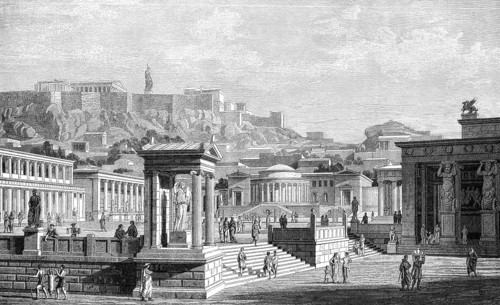 The Ancient Agora of Classical Athens, ancient Greece