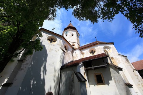 Fortified church of Tartlau, Prejmer, one of the best preserved fortified churches in Transylvania,