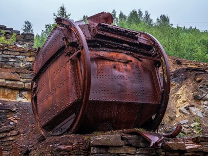 Open air relicts of the mining activity at Sulitjelma, Sulitjelma, Norway