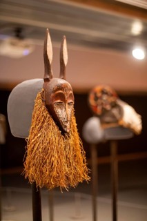 London, Ontario, Canada - Museum London presented a show of traditional West African masks
