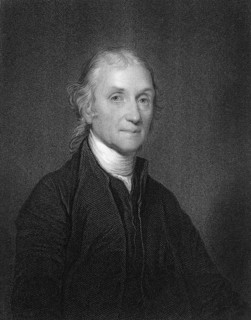 Joseph Priestley, 1733 - 1804, an English theologian, clergyman, natural philosopher, chemist,