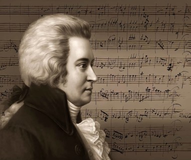Wolfgang Amadeus Mozart, 1756 – 1791, composer of classical music, First Viennese School, notesheet