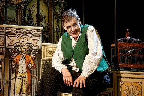 Katharina Thalbach during the photo rehearsal for SAUERKOHL AND MISDEEDS, a musical Wilhelm bush