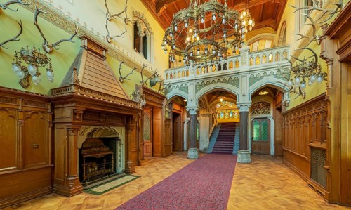 Entrance area Rothestein Castle Germany
