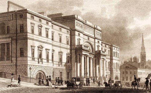 The University, South Bridge Street, Edinburgh, Scotland, 19th century, from Modern Athens by Th. H