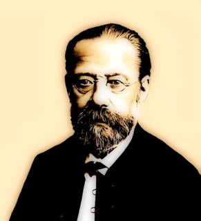 Bedrich Smetana, 1824 – 1884, Czech composer, digital edited according to a photograph