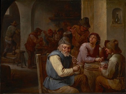 The Country Inn (c. 1660), painting by David Teniers (baptised 15 December 1610 in Antwerp, died 25