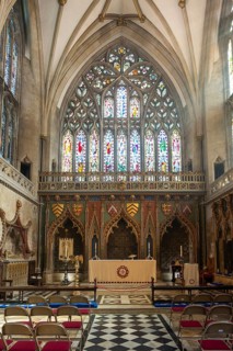 The Lady Chapel inside Bristol cathedral church, Bristol, England, UK