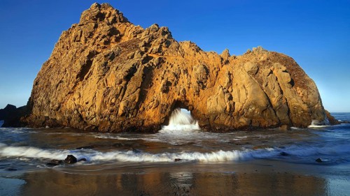 Pfeiffer Beach, rocks, Atlantic Ocean, surf, beach, California, USA, Atlantic coast, Pfeiffer