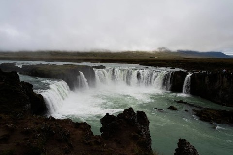 Iceland, Iceland, Europe, Northern Europe, Scandinavia, waterfall, Godafoss