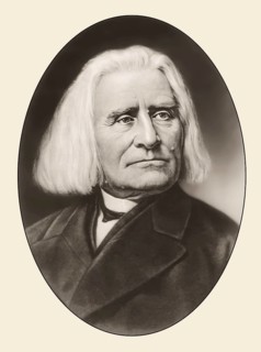 Portrait of Franz Liszt, 1811-1886, Hungarian composer