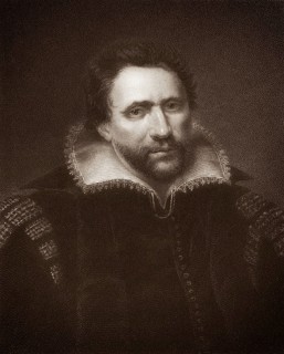 Ben or Benjamin Jonson, 1573 - 1637, an English poet and playwright